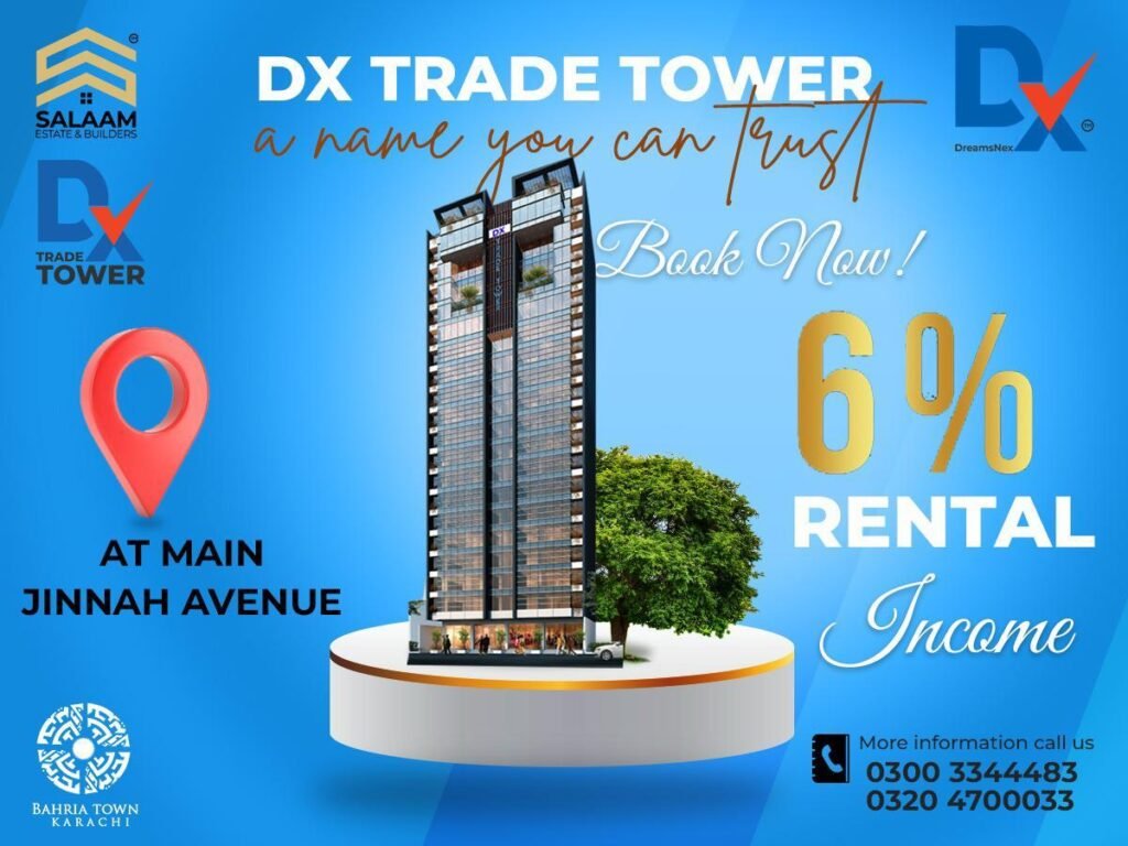 dreamsnex-dx-trade-tower-bahria-town-karachi-apartments-offices